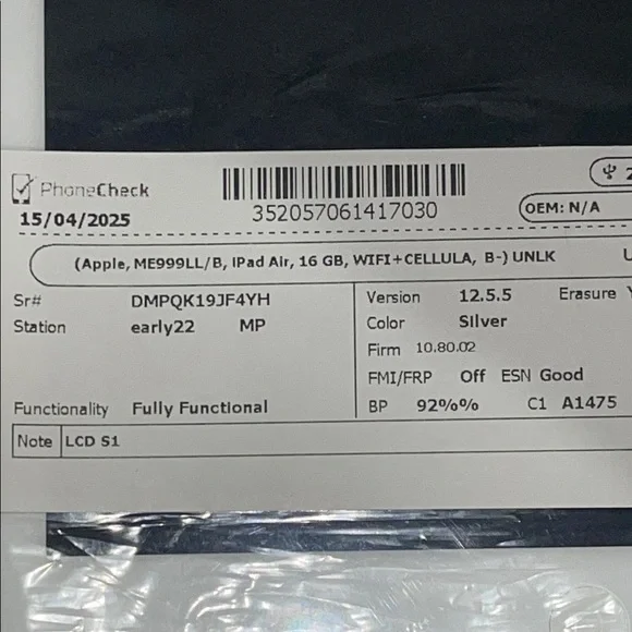 Apple White iPad Air - Picture 4 of 4